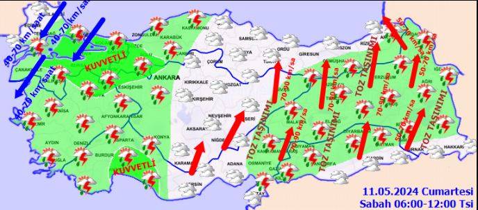 Bu illerde yaşayanlar dikkat! Yarın çok şiddetli vuracak 14